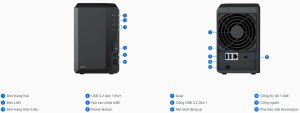 Thiết bị lưu trữ NAS Synology DS223